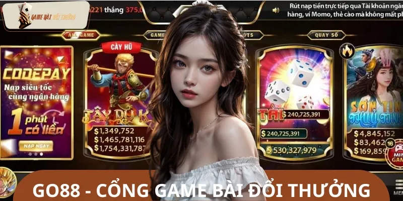 Go88 là nền tảng game bài đổi thưởng uy tín, xanh chín số 1